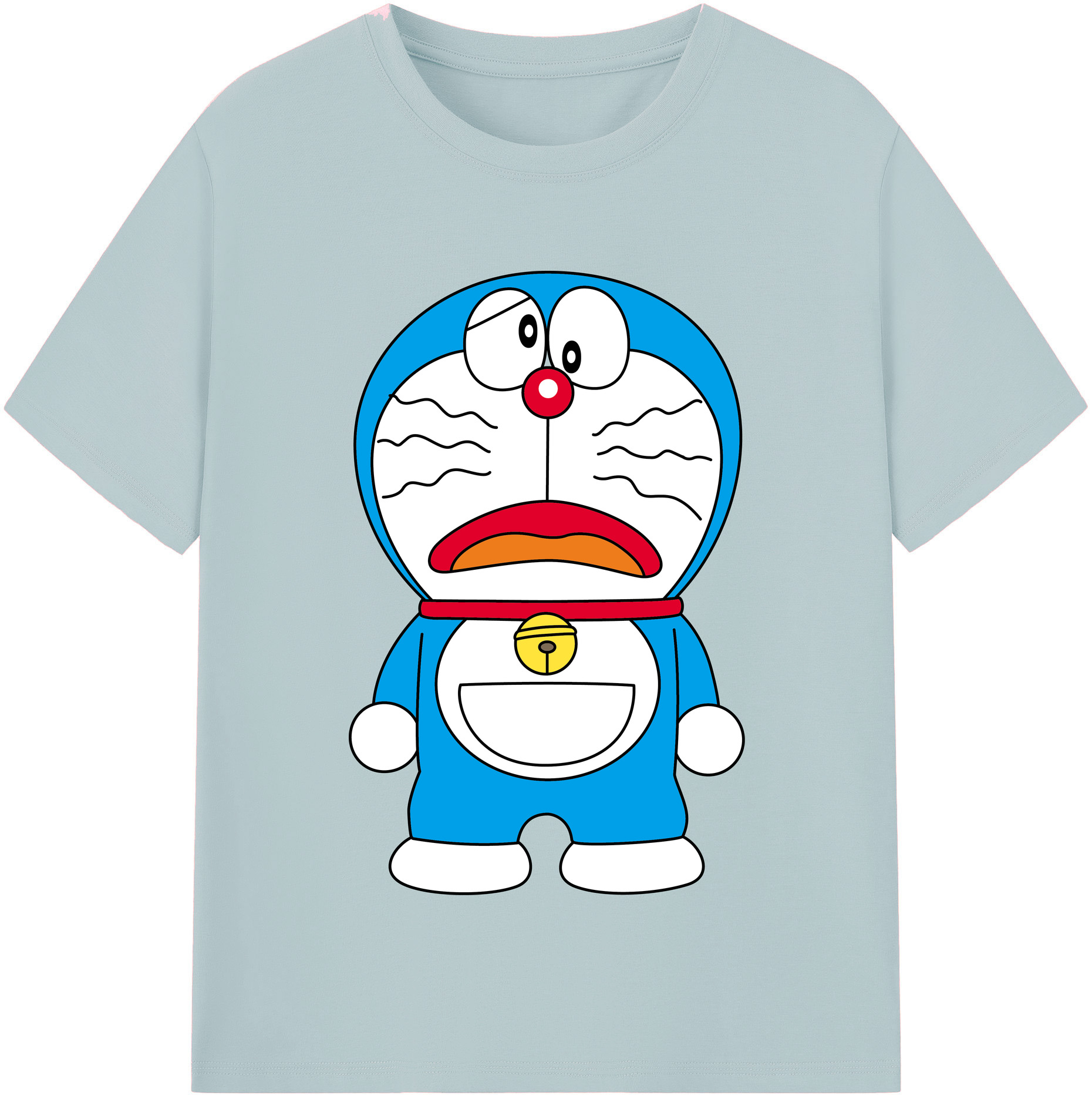 （画像用） ドラえもん Doraemon 綿100％半袖Tシャツ（フロントプリント）